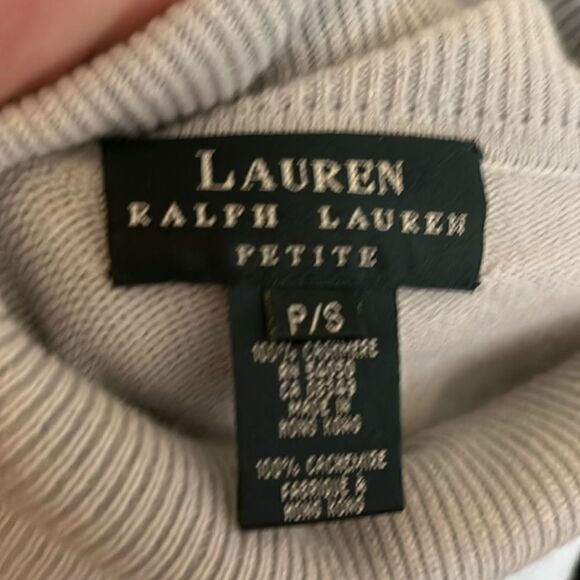 Lauren Ralph Lauren Cashmere Blue Turtleneck Sweater Casual Contemporary - Picture 8 of 8